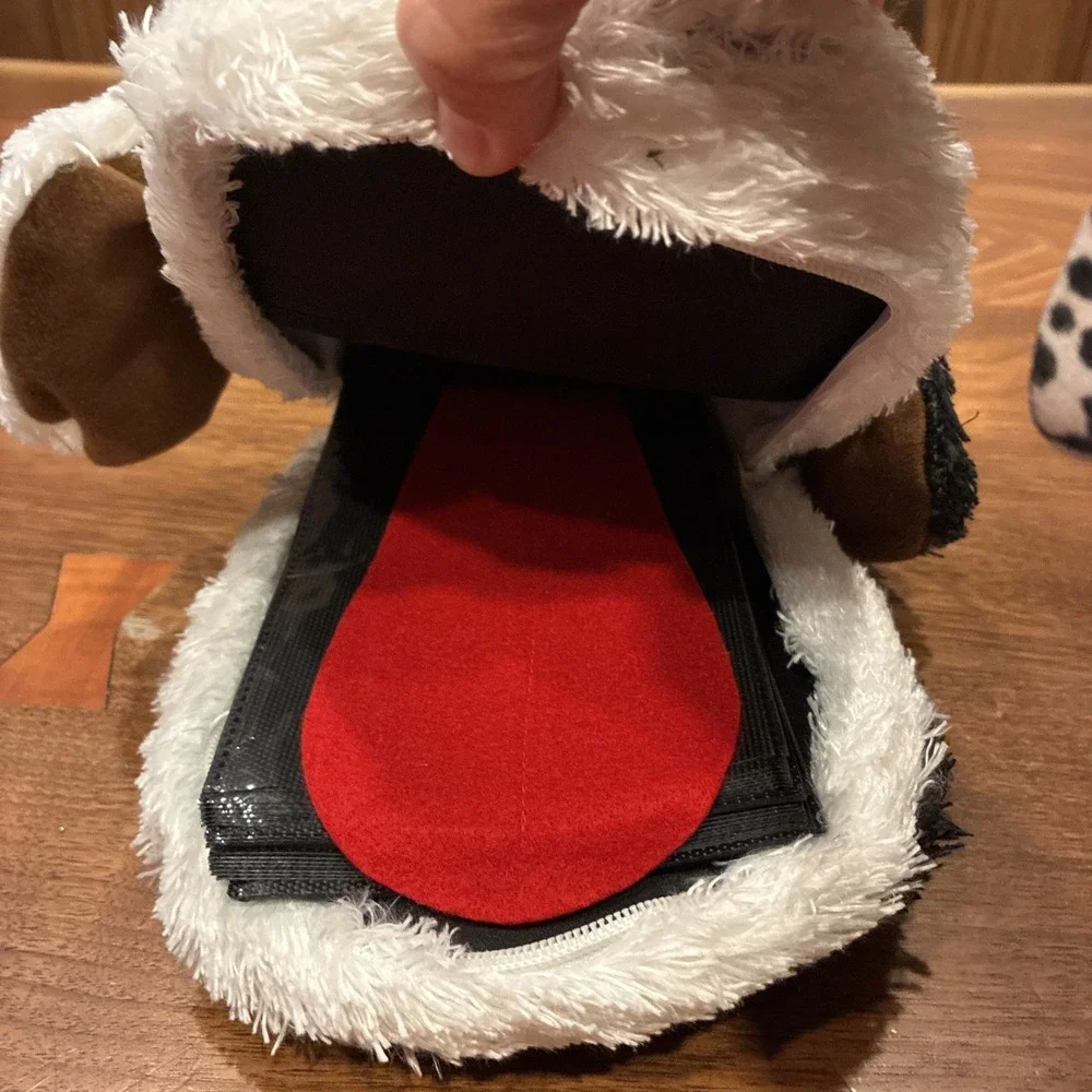 Vintage HeadCase Dog Plush Slip-in Photo Album Holds 60 4x6 Photos